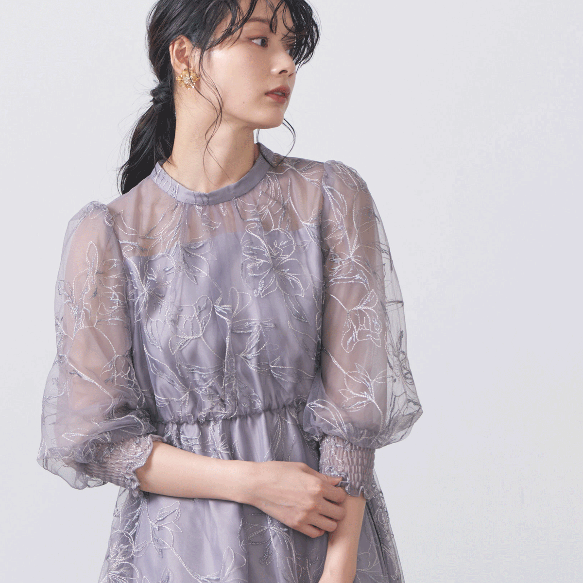 425-1969 ラメエンブロイダリーシアードレス – métoi